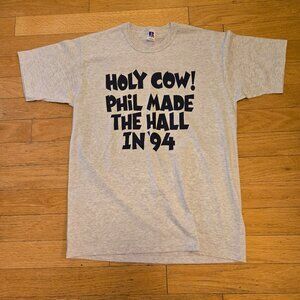 Vintage New York Yankees Holy Cow Hall Of Fame 1994 Phil Rizzuto Large T Shirt